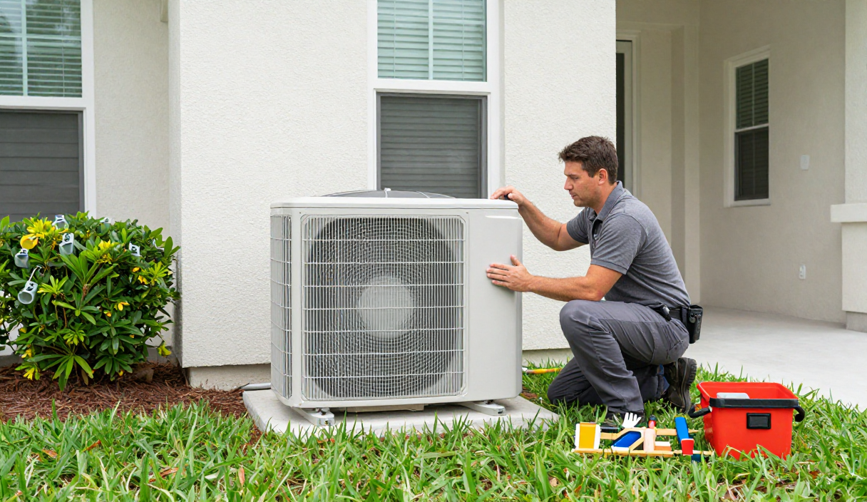 Air conditioning installation